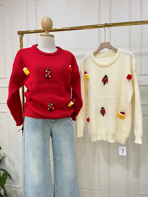 Women Winter Round Neck Pullover